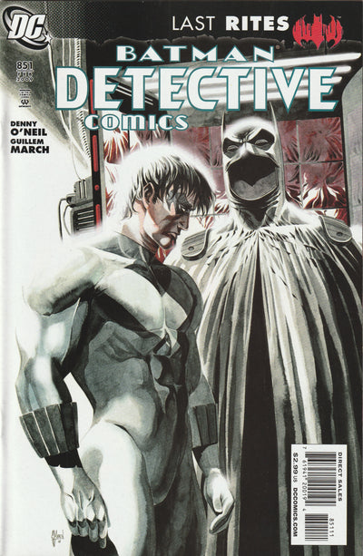 Detective Comics #851 (2009) - 1st Appearance of the Veil, Millicent Mayne; Last Rites Tie-In