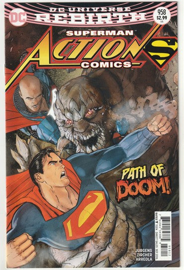 Action Comics #958 (2016) - Rebirth, 2nd Printing Mikel Janin Variant Cover