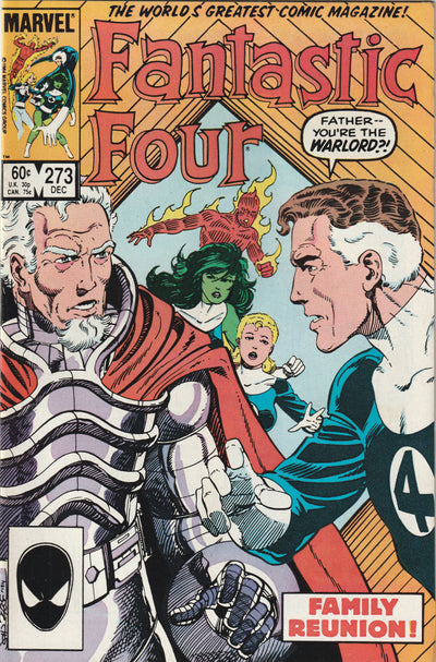 Fantastic Four #273 (1984) - 1st Full Appearance of Nathaniel Richards, Origin of Kang Prime