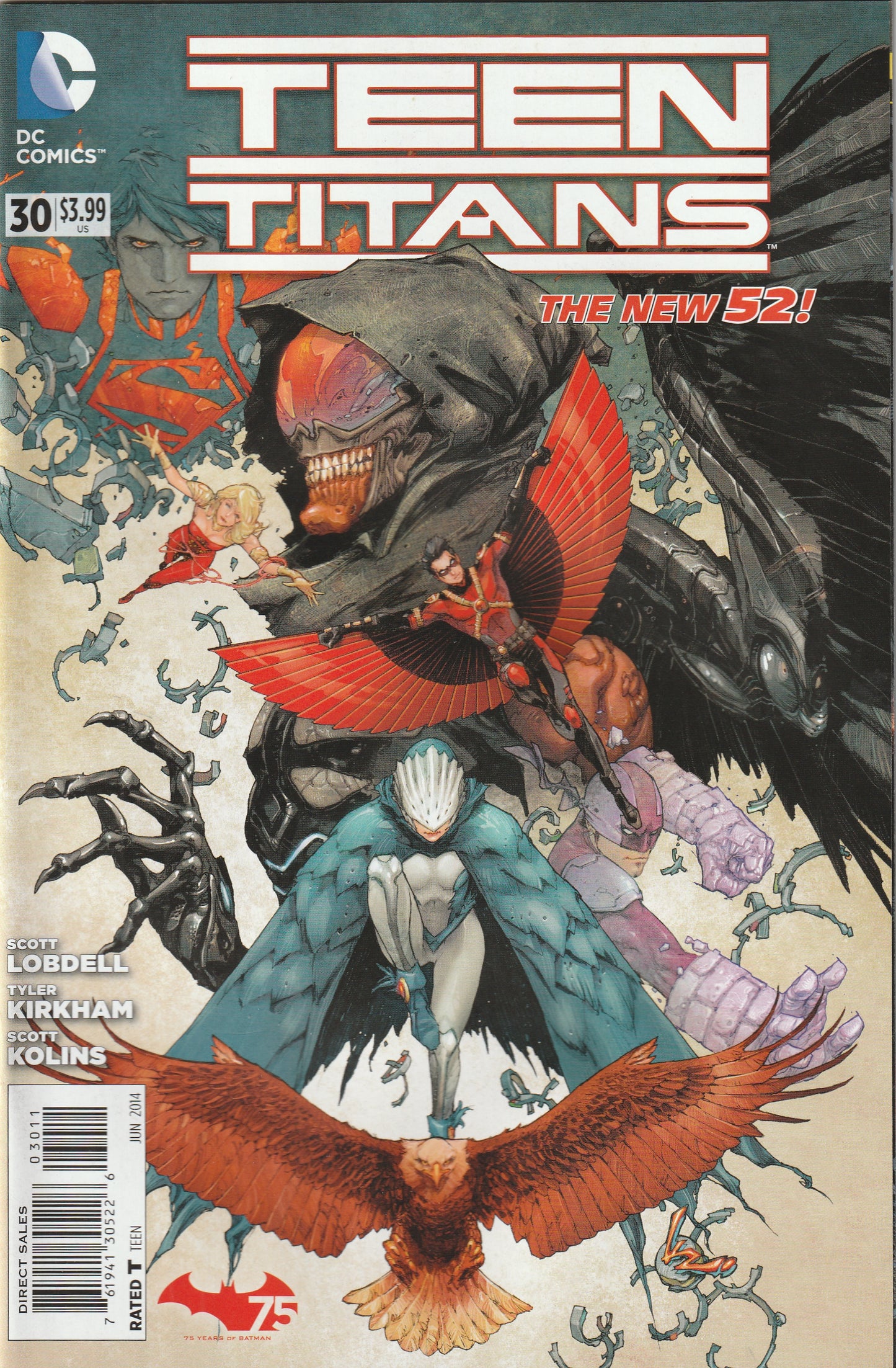 Teen Titans #30 (2014) - The New 52, Regular Kenneth Rocafort Cover - FINAL ISSUE