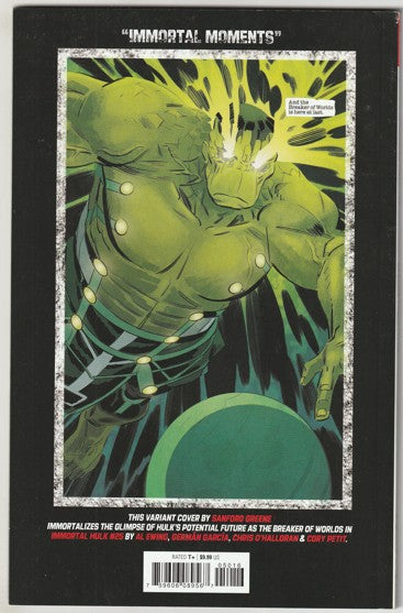 The Immortal Hulk #50, LGY #767 (2021) - Sanford Greene Variant Cover