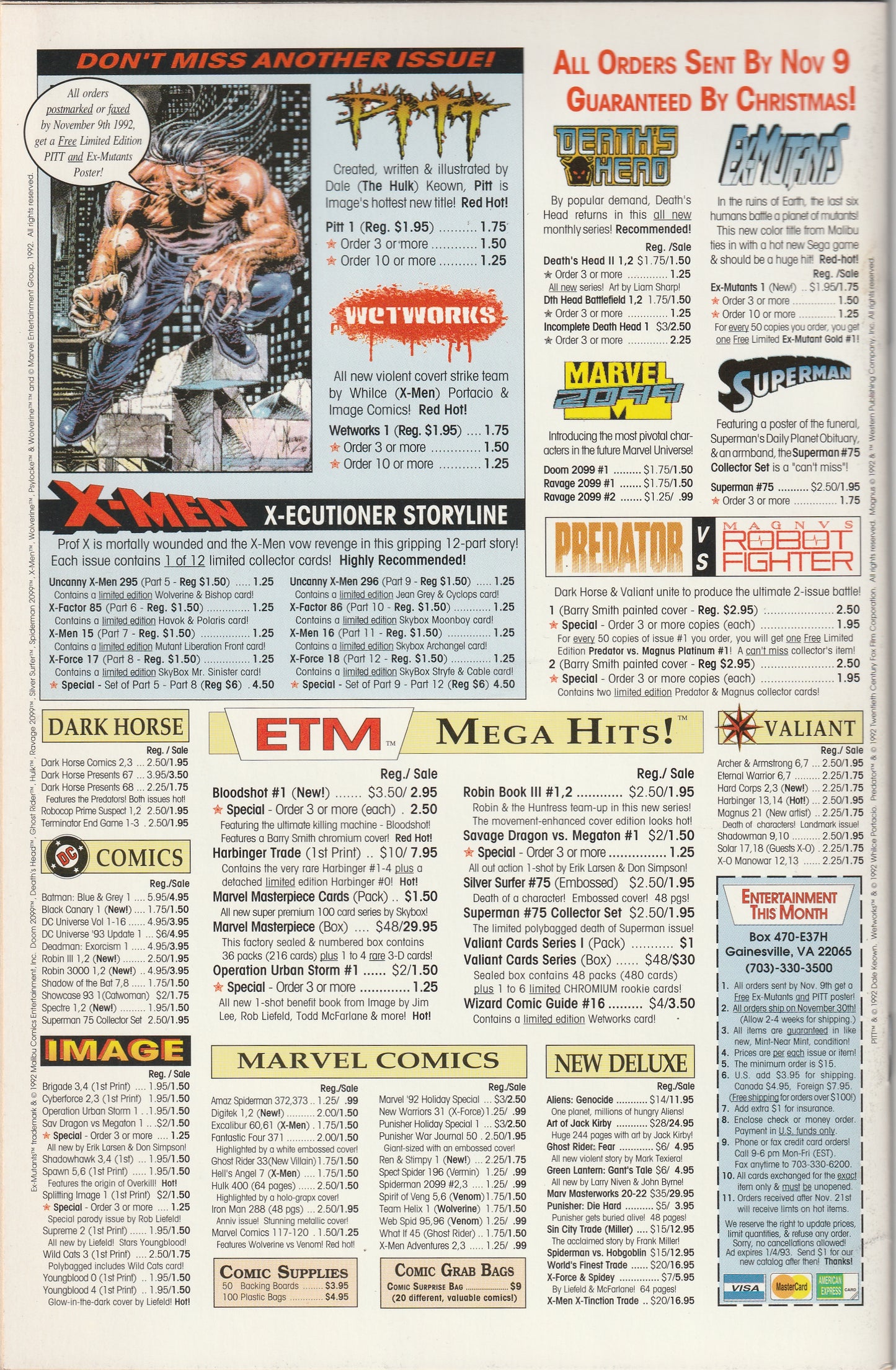 WILDC.A.T.S.: Covert Action Teams #2 (of 3, 1992) - Jim Lee, Foil Prism Cover