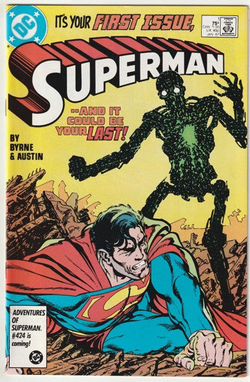 Superman #1 (Vol 2, 1987) - Reintroduction and origin of Metallo
