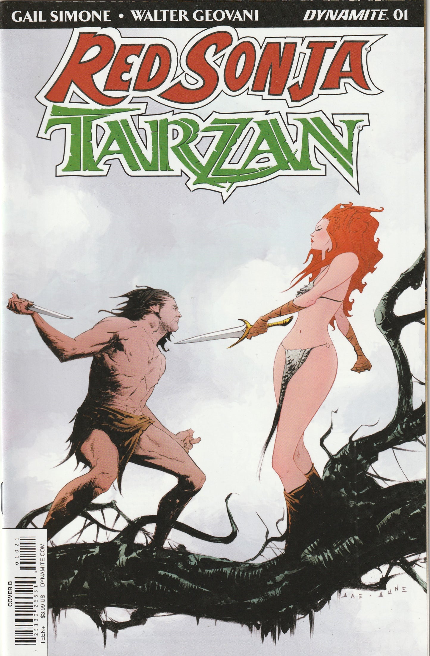 Red Sonja/Tarzan #1 (2018) - Gail Simone, Variant Cover B Jae Lee & June Cheung