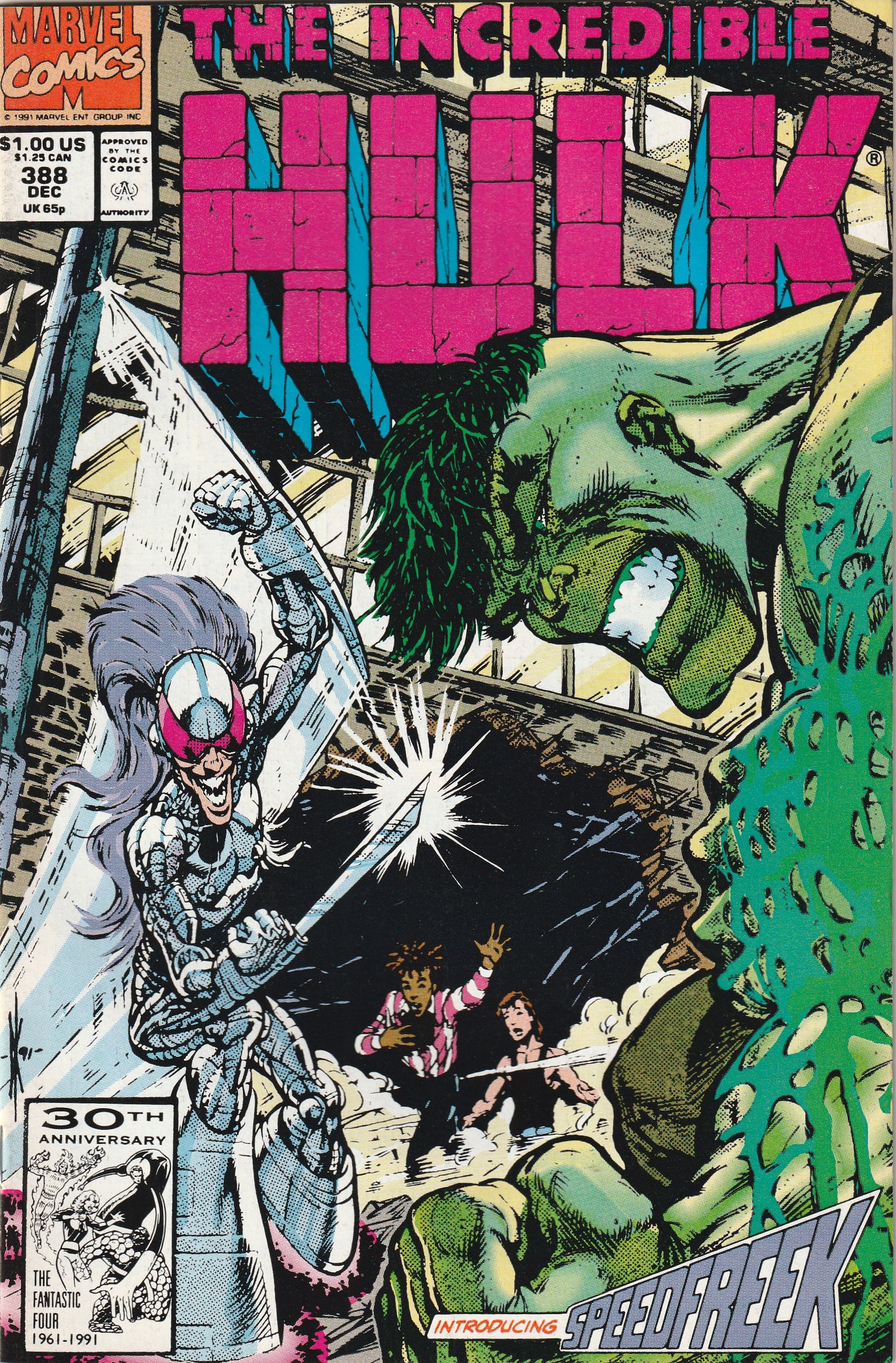 Incredible Hulk #388 (1991) - 1st appearance of Speedfreek (Joss Shappe)