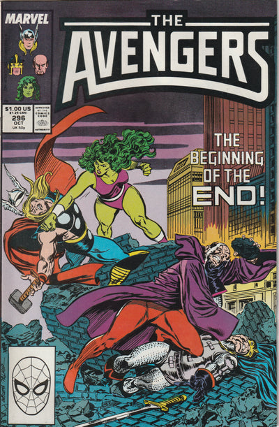 Avengers #296 (1988) - 1st Appearance Kang The Conqueror of EARTH MESOZOIC-24