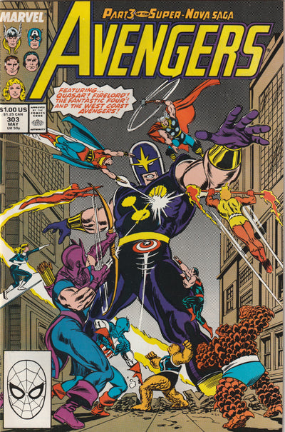 Avengers #303 (1989) - Quasar Appearance