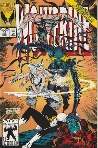 Wolverine #52 (1992) - 1st appearance of Abcissa (Jubilation Lee)