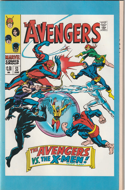 Avengers #350 (1992) - Double size, Sersi and Black Knight Kiss