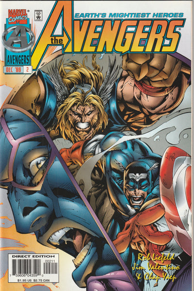Avengers #2 (1997) - Heroes Reborn - Rob Liefeld, Jim Valentino