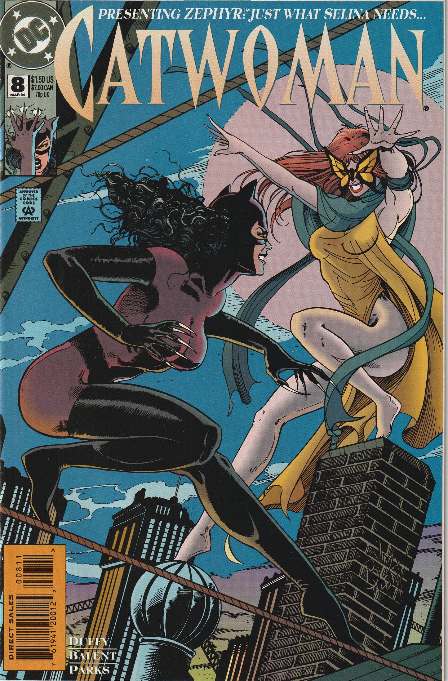 Catwoman #8 (1994) - Jim Balent - 1st Appearance of Zephyr