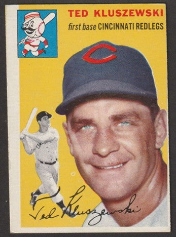 1954 Topps Baseball - #7 Ted Kluszewski - Cincinnati RedLegs