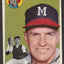 1954 Topps Baseball - #12 Del Crandall - Milwaukee Braves