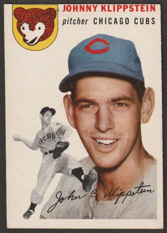 1954 Topps Baseball - #31 Johnny Klippstein - Chicago Cubs