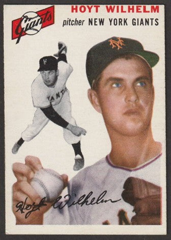 1954 Topps Baseball - #36 Hoyt Wilhelm - New York Giants