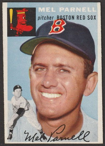 1954 Topps Baseball - #40 Mel Parnell - Boston Red Sox