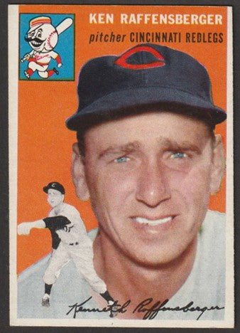 1954 Topps Baseball - #46 Ken Raffensberger - Cincinnai RedLegs