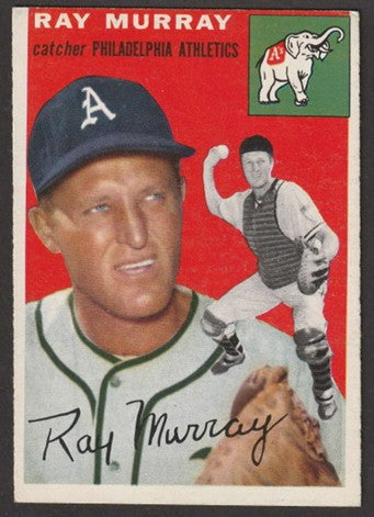 1954 Topps Baseball - #49 Ray Murray - Philadelphia Athletics