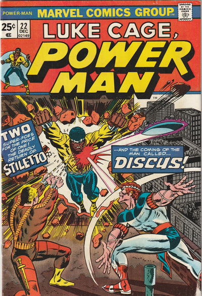 Luke Cage, Power Man #22 (1974) - 1st Appearance of Discus