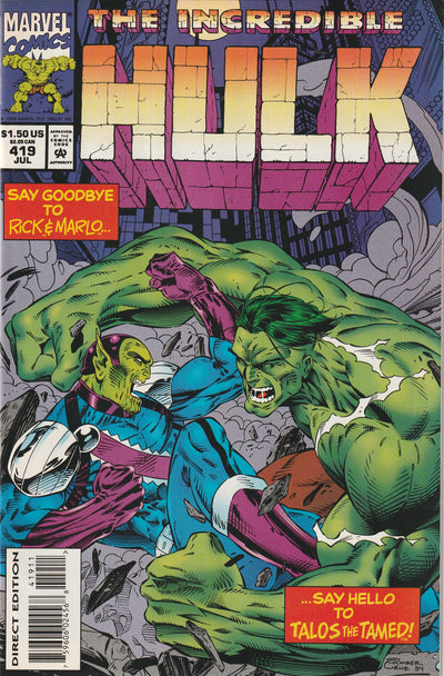 Incredible Hulk #419 (1994) - 2nd Appearance of Talos the Untamed