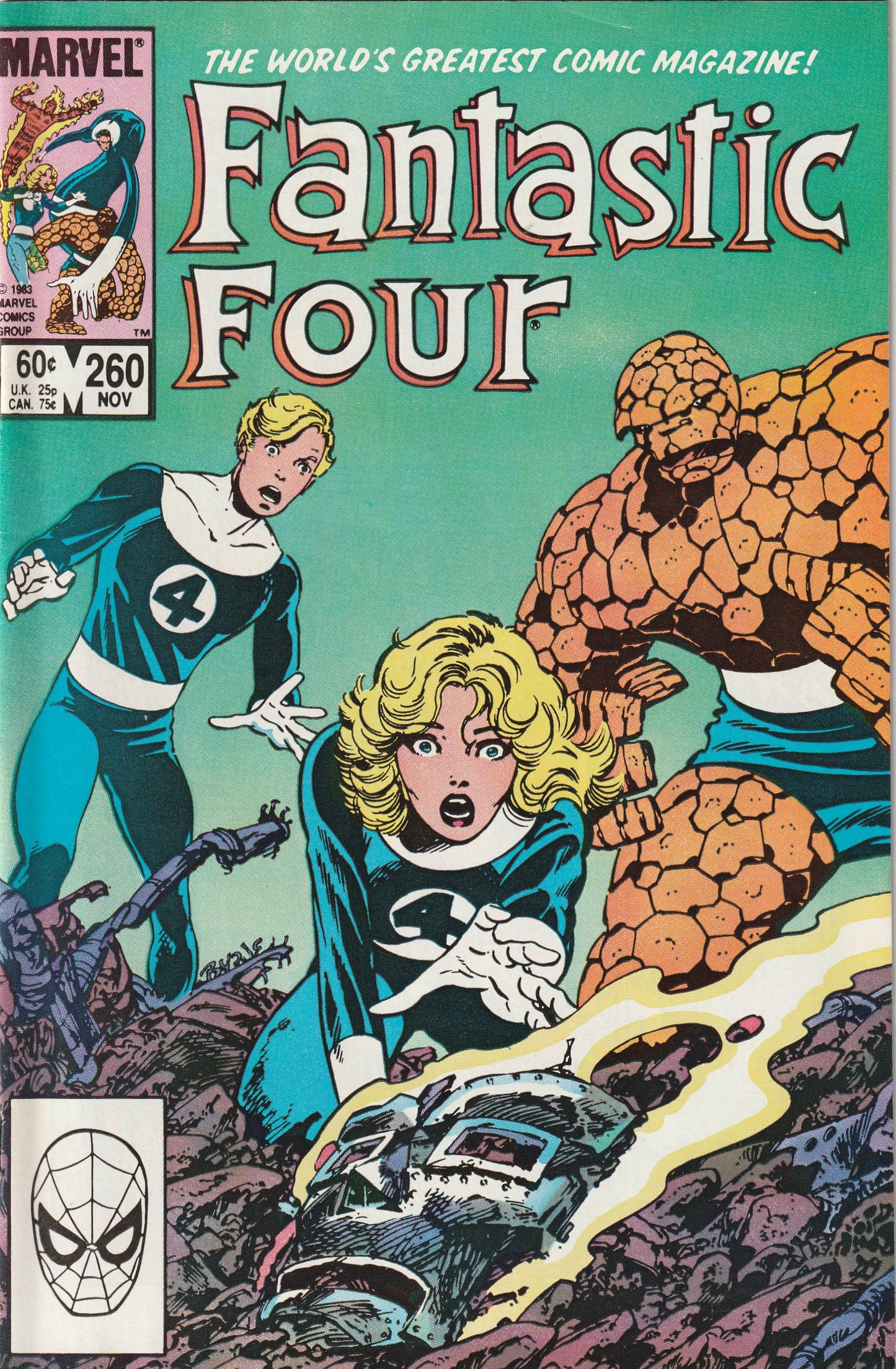 Fantastic Four #260 (1983) - Terrax, Silver Surfer & Sub-Mariner appearance