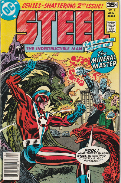 Steel, The Indestructible Man (1978) - Complete 5 issue mini-series