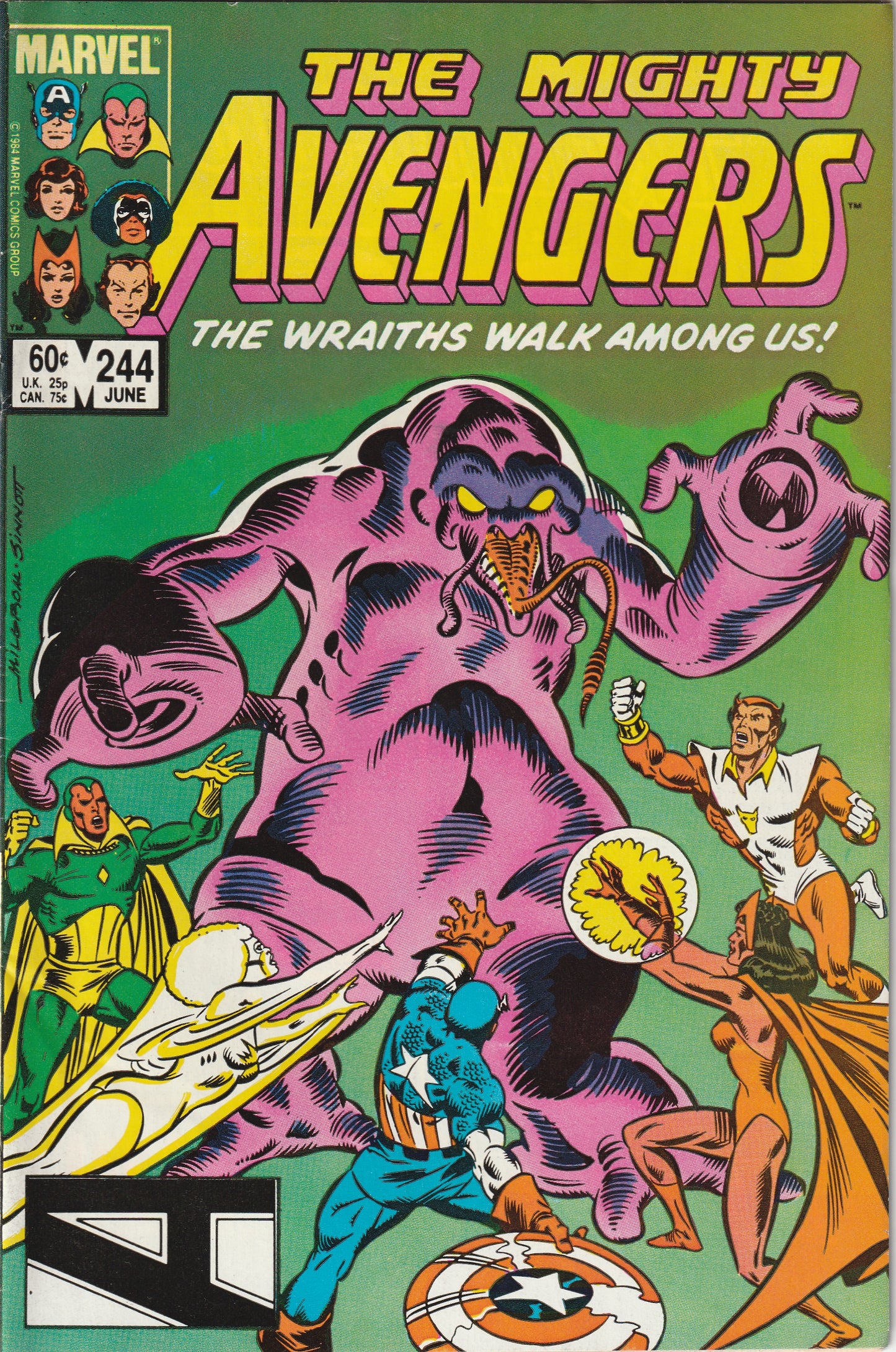 Avengers #244 (1984) - Dire Wraiths appearance