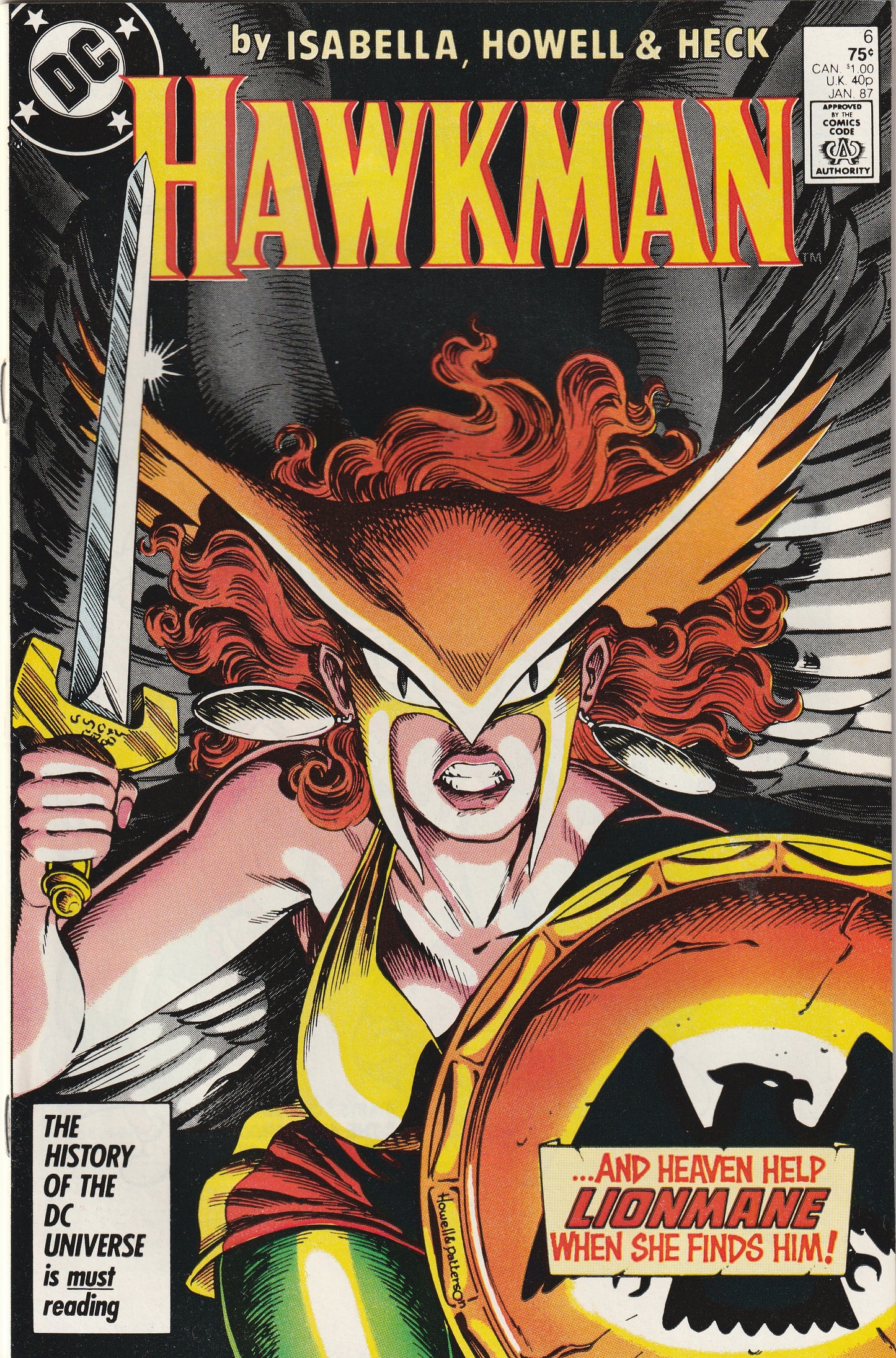 Hawkman #6 (1987)