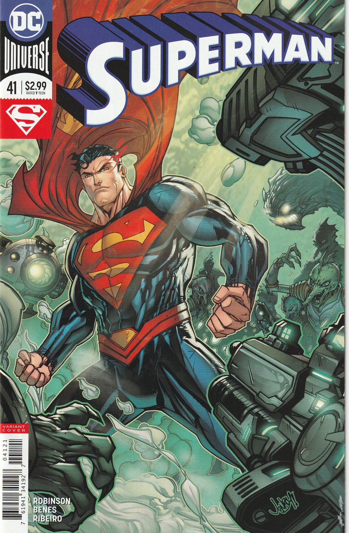 Superman #41 (2018) - Jonboy Meyers Variant Cover