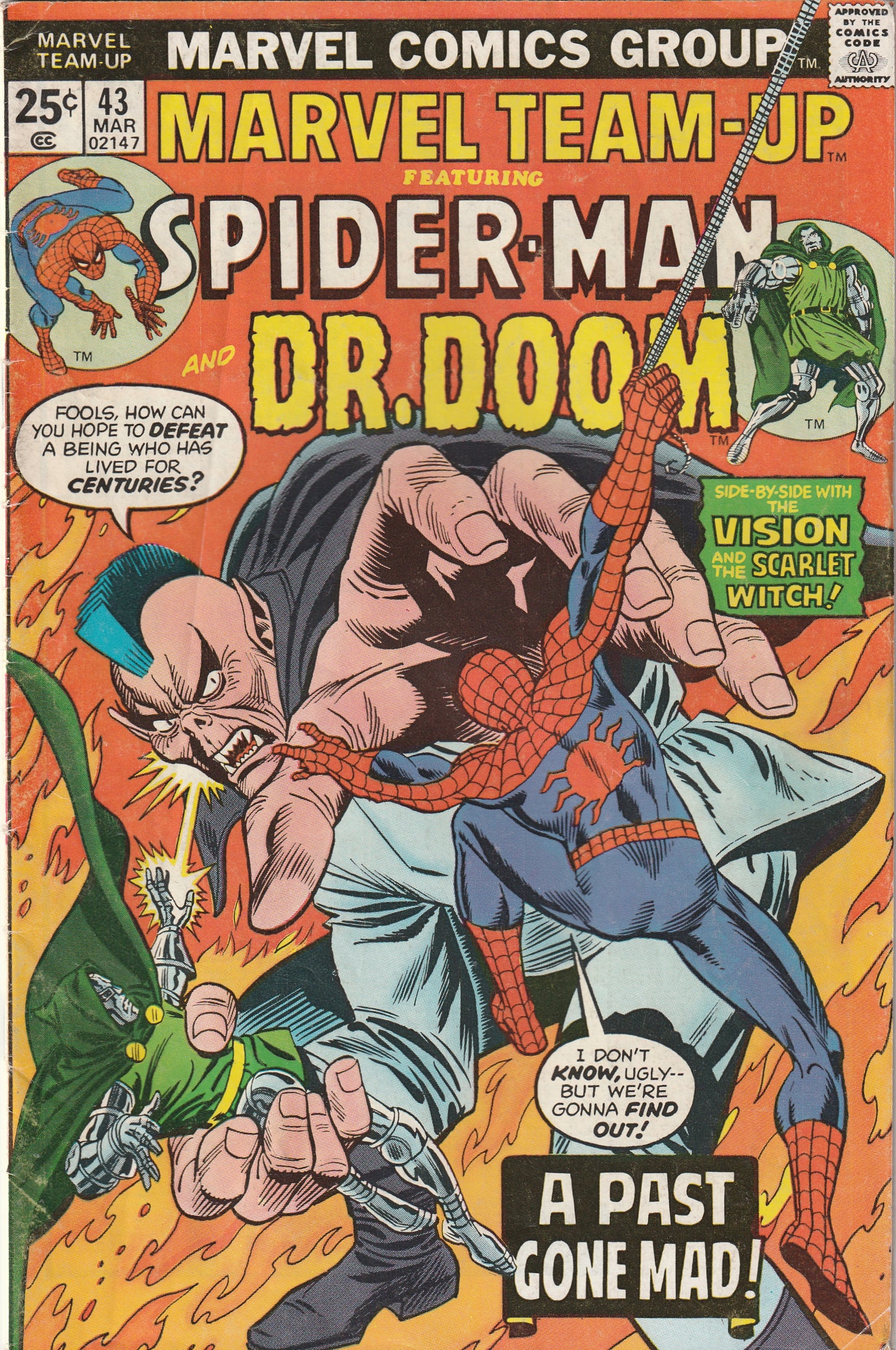 Marvel Team-Up #43 (1976) - Spider-Man & Dr. Doom - retells origin