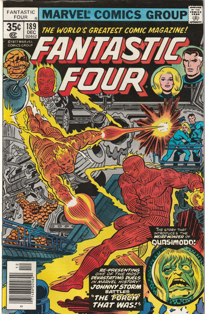 Fantastic Four #189 (1977) - G.A. Human Torch appearance