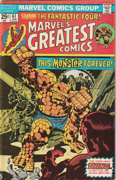 Marvel's Greatest Comics #61 (1975) - The Monster Forever