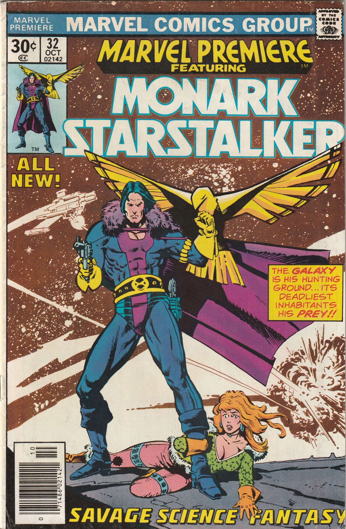 Marvel Premiere #32 (1976) Featuring Monark Starstalker (1st Appearance)