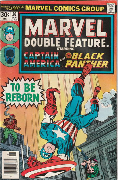 Marvel Double Feature #20 (1977) Featuring Captain America and Black Panther