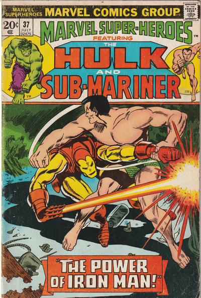 Marvel Super-Heroes #37 (1973) - Reprints Tales to Astonish 82