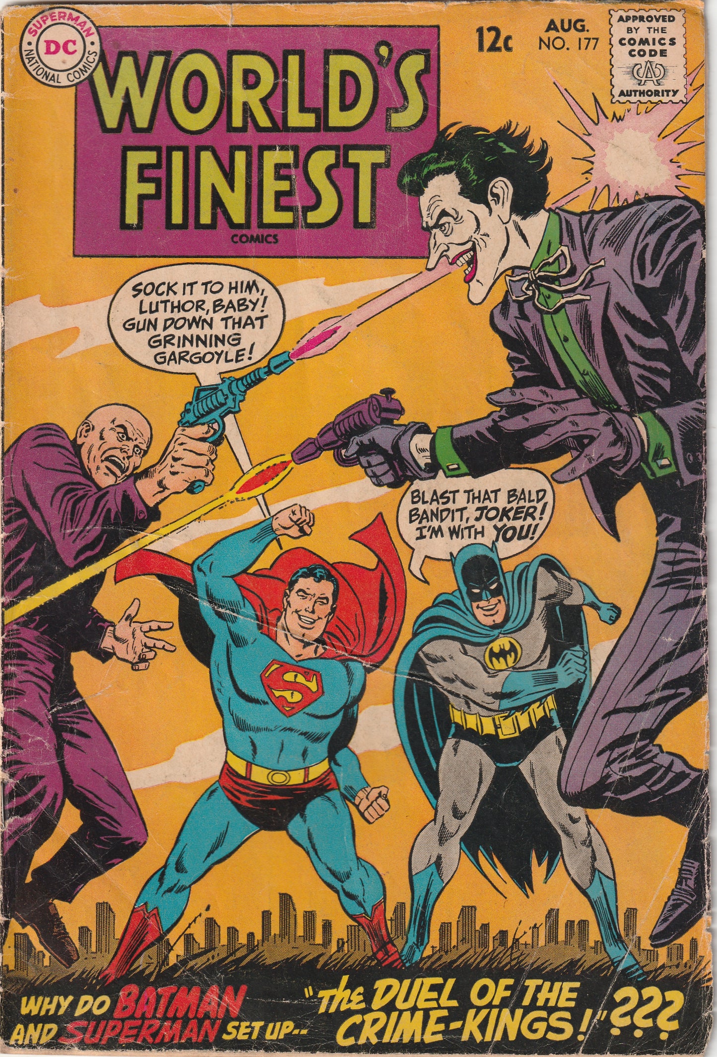 World's Finest #177 (1968) - Joker/Luther team-up