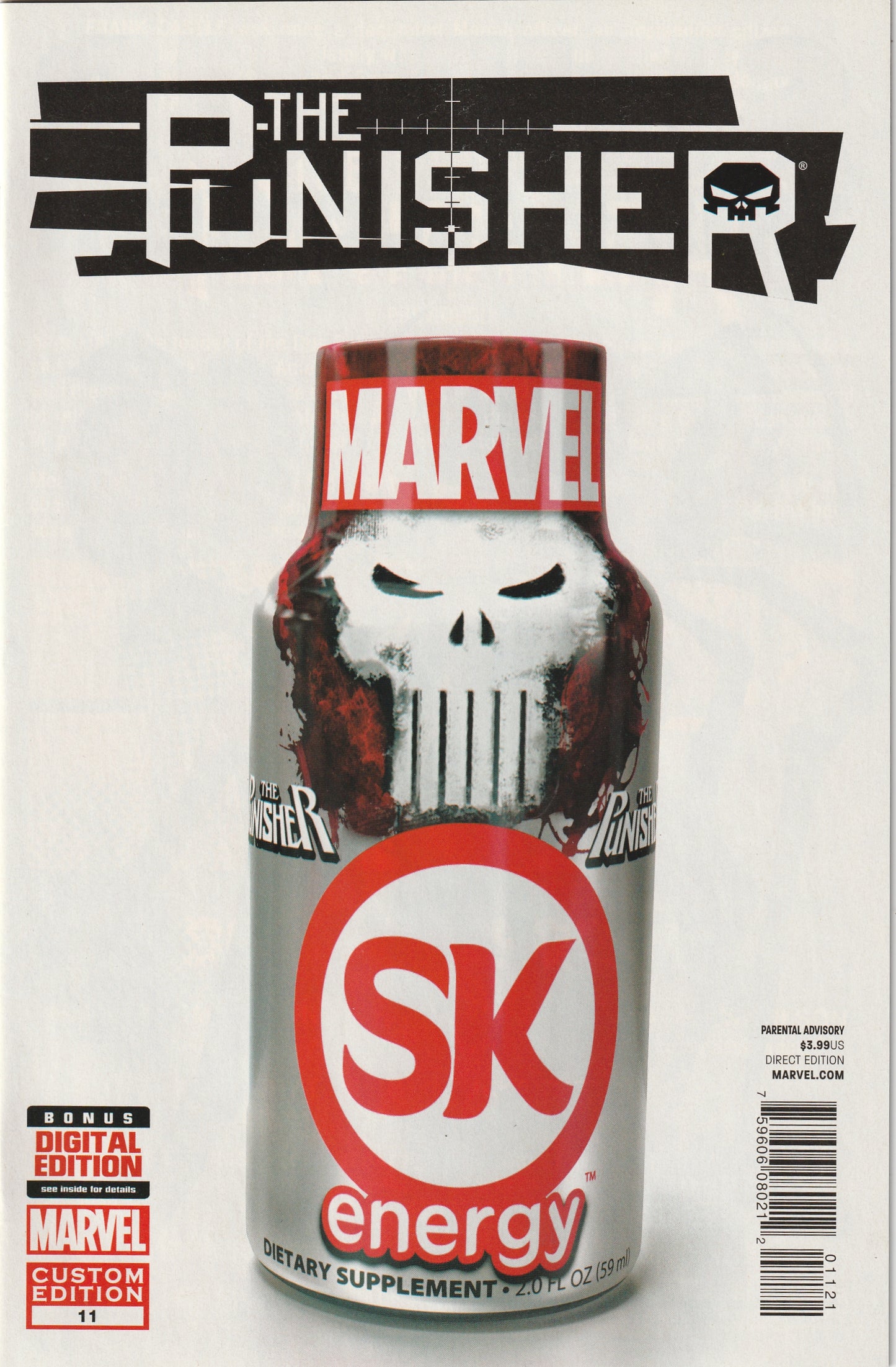 The Punisher #11 (NOW, 2014) - 1:25 Variant - Street King Energy Variant Cover