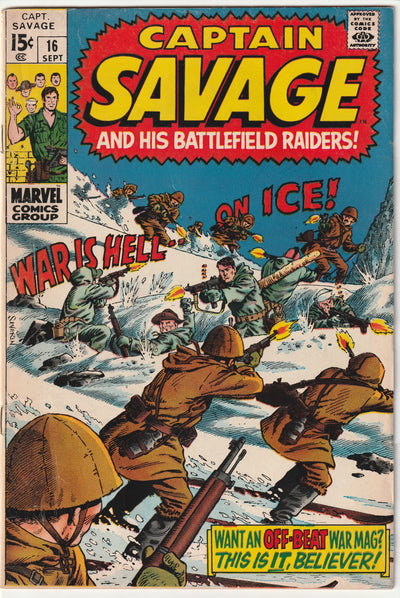 Capt. Savage and His Leatherneck Raiders #16 (1969)