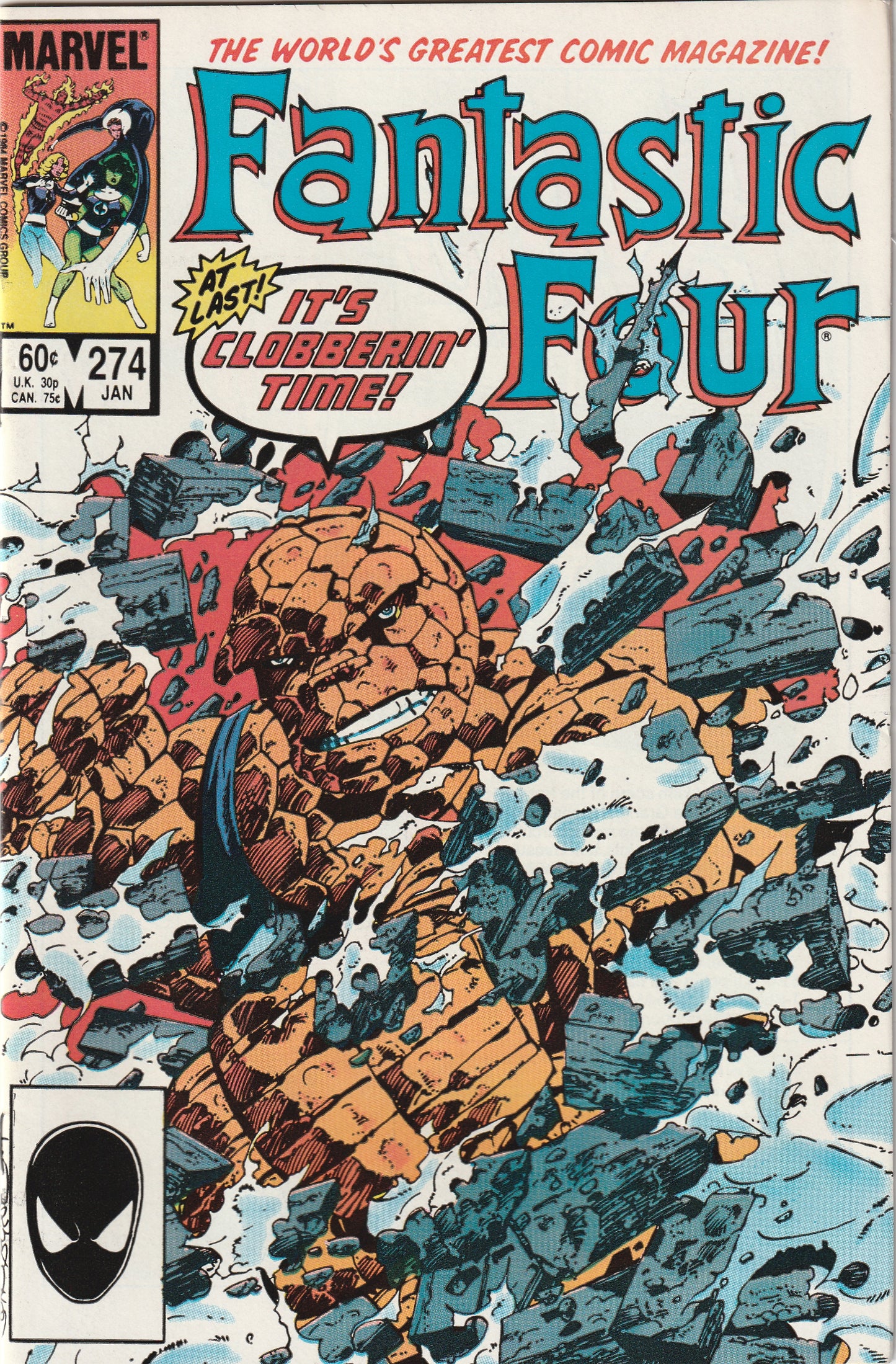Fantastic Four #274 (1985) - Spider-Man's Alien Costume appearance