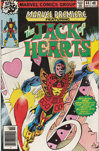 Marvel Premiere #44 (1978) Featuring Jack of Hearts (1st Solo book)