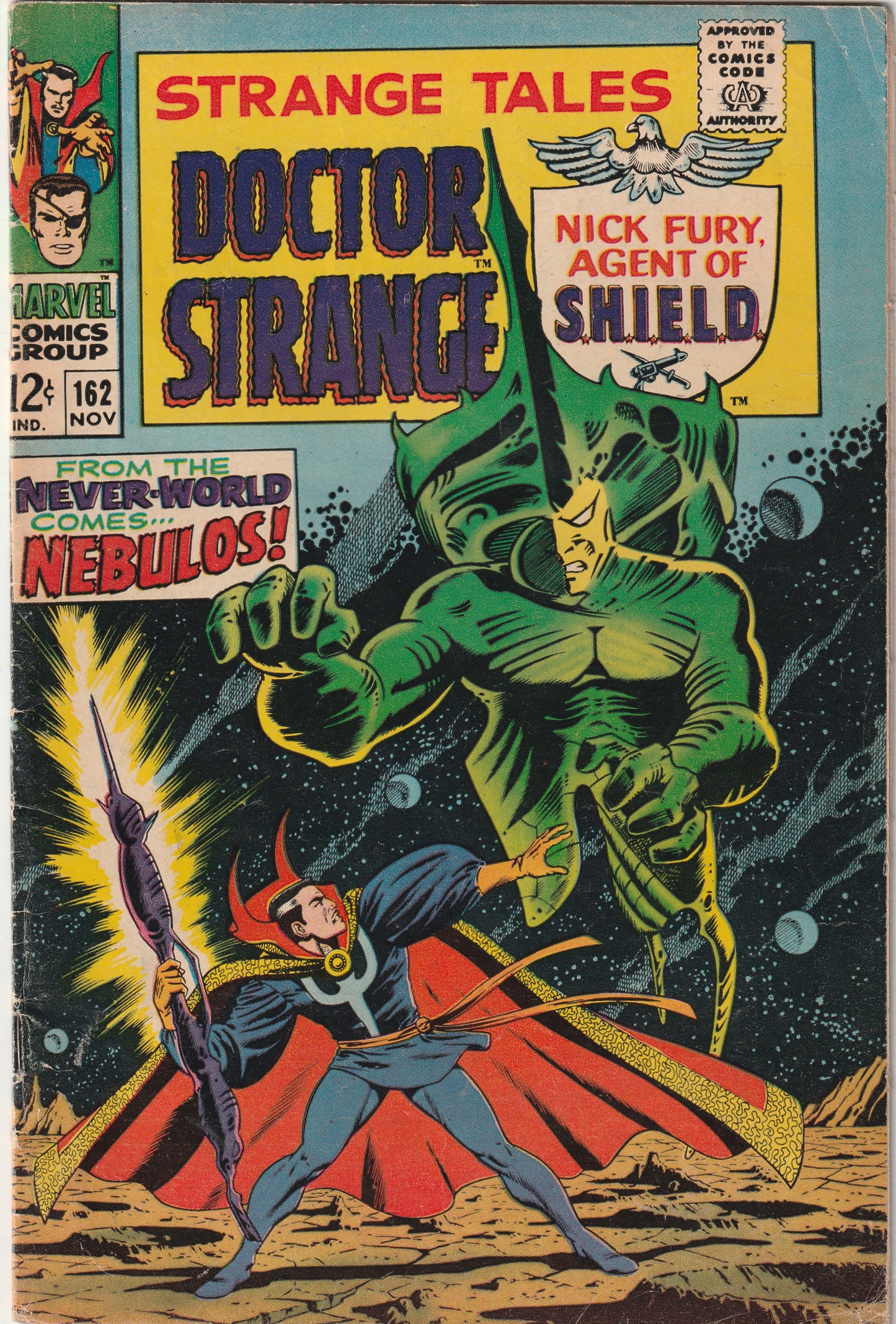 Strange Tales #162 (1967) - Steranko art/scripts; Captain America appearance