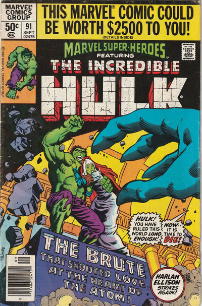 Marvel Super-Heroes #91 (1980) - Incredible Hulk 140