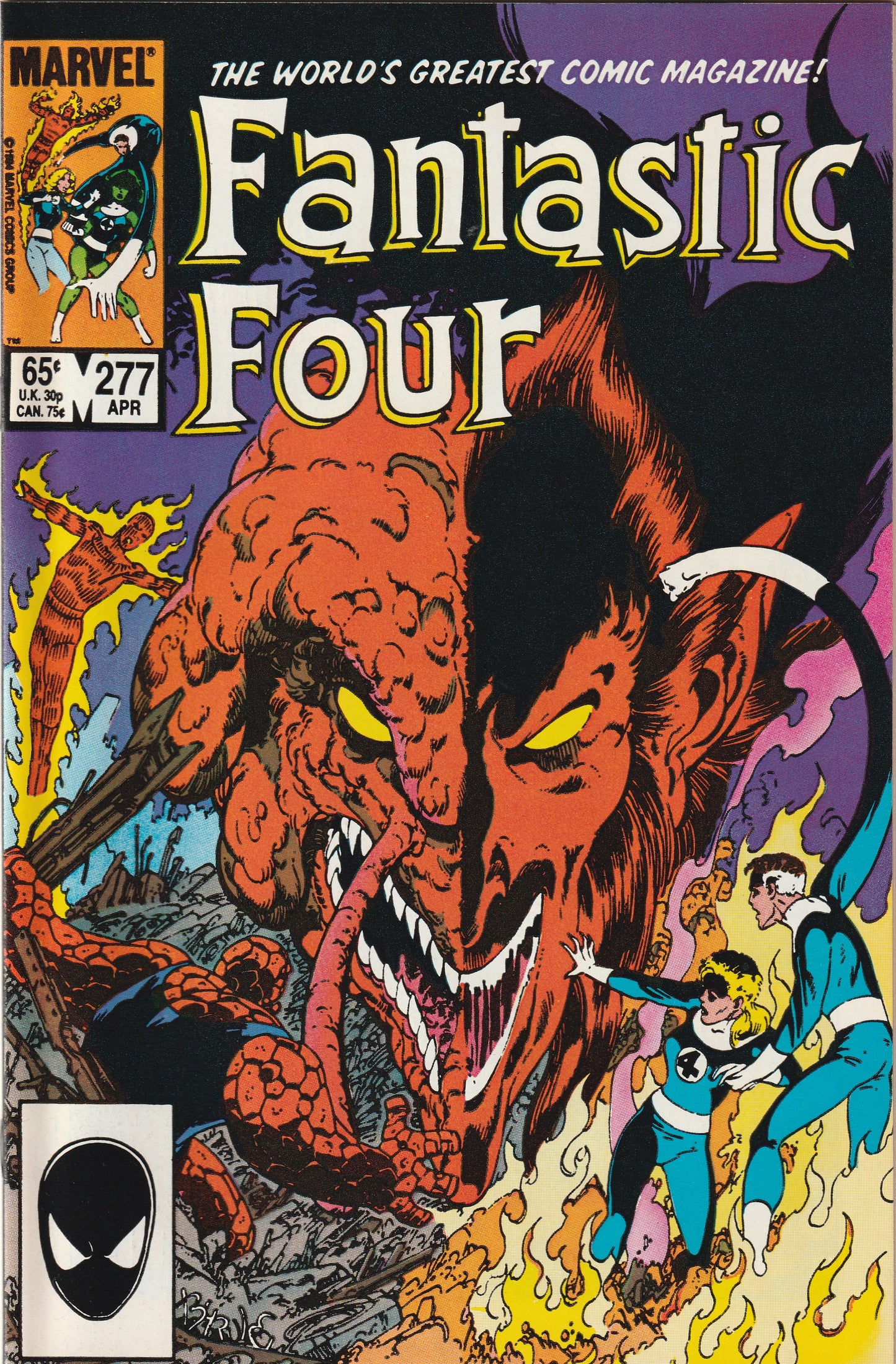 Fantastic Four #277 (1985) -Battle of Franklin Richards Versus Mephisto
