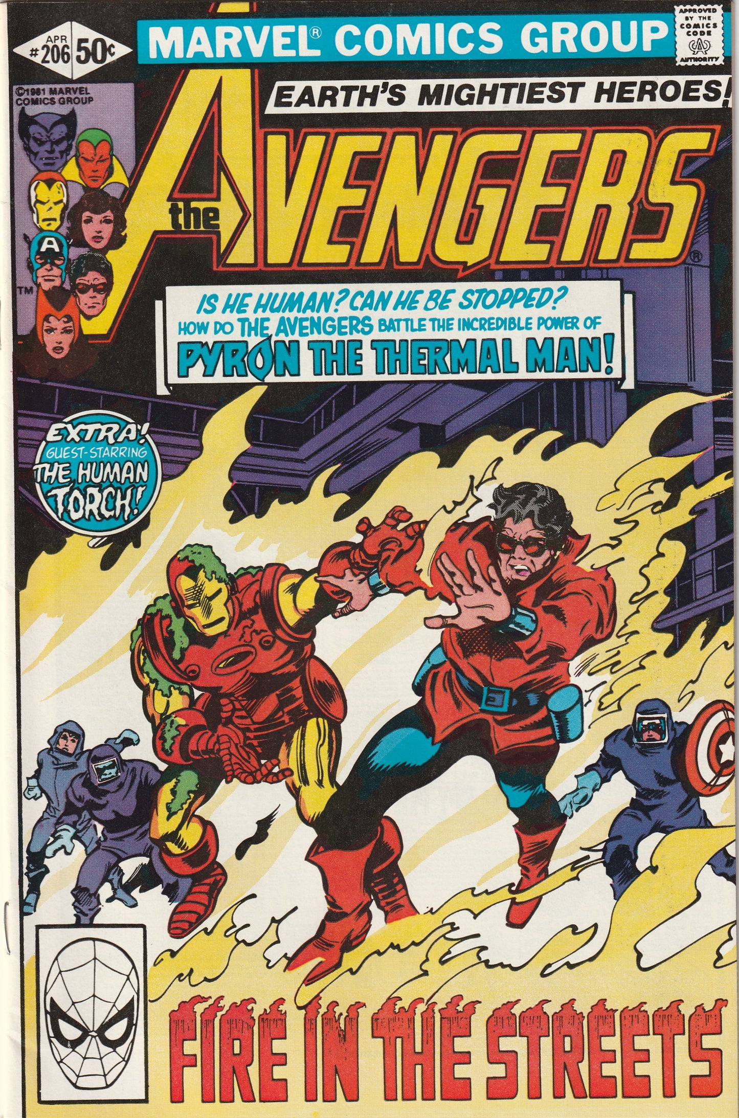 Avengers #206 (1981) - 1st Appearance of Pyron