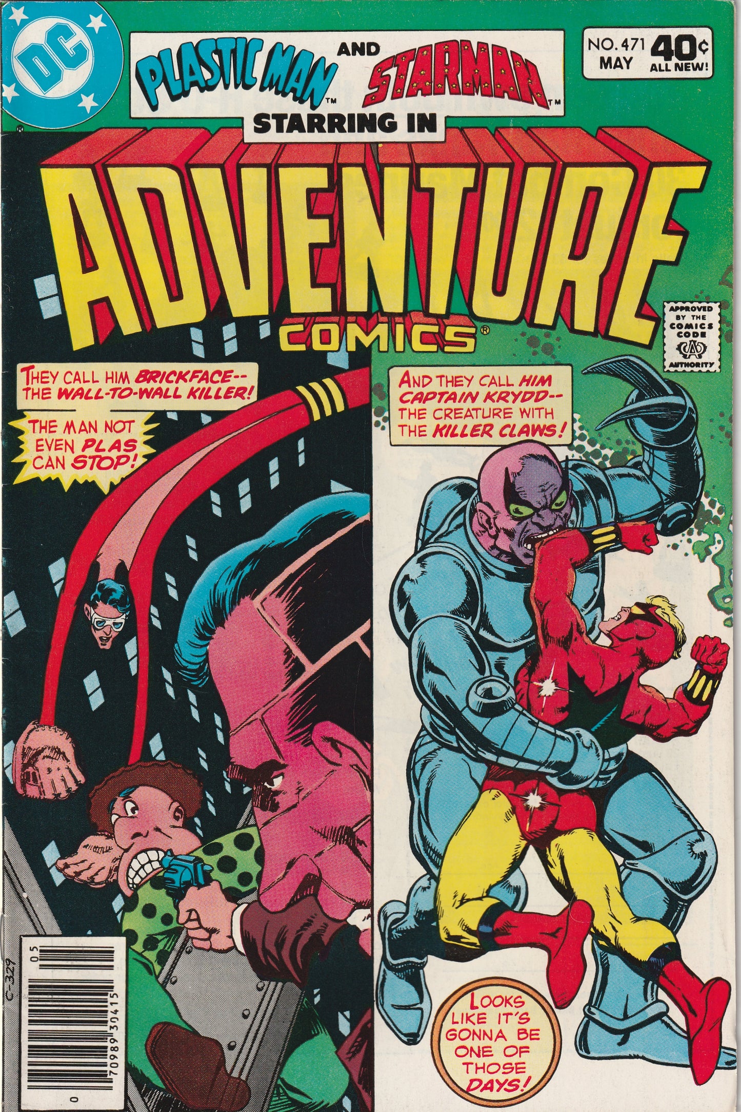 Adventure Comics #471 (1980) - Starring Plastic Man & Starman