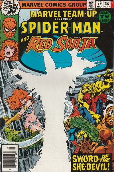 Marvel Team-Up #79 (1979) - Spider-Man & (Mary Jane as) Red Sonja