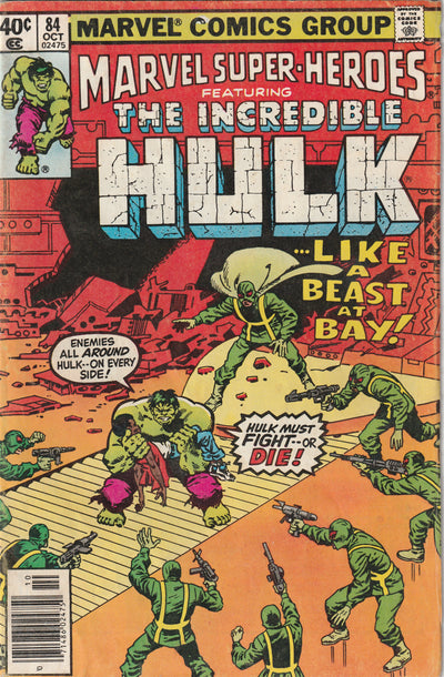Marvel Super-Heroes #84 (1979) - Reprints Incredible Hulk 132