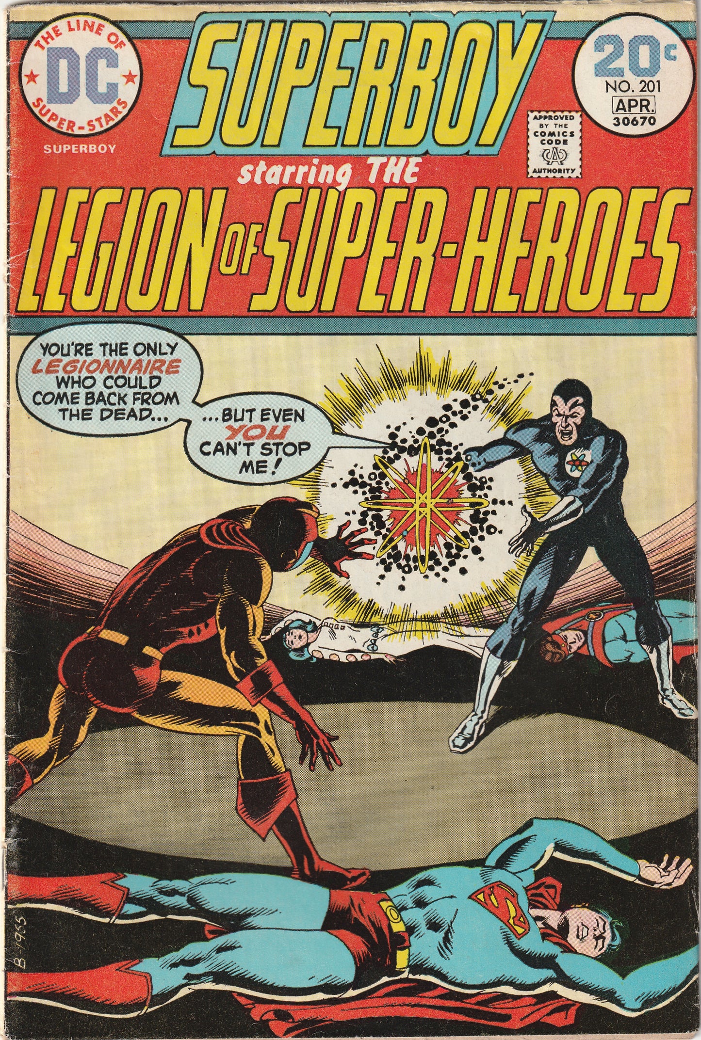 Superboy #201 (1974) - Starring the Legion of Super-Heroes