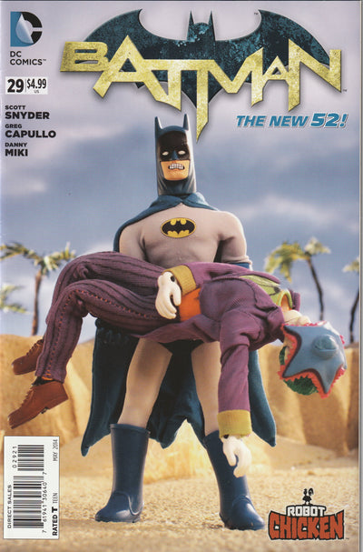 Batman (New 52) #29 (2014) - 1:25 Ratio Robot Chicken Variant Cover