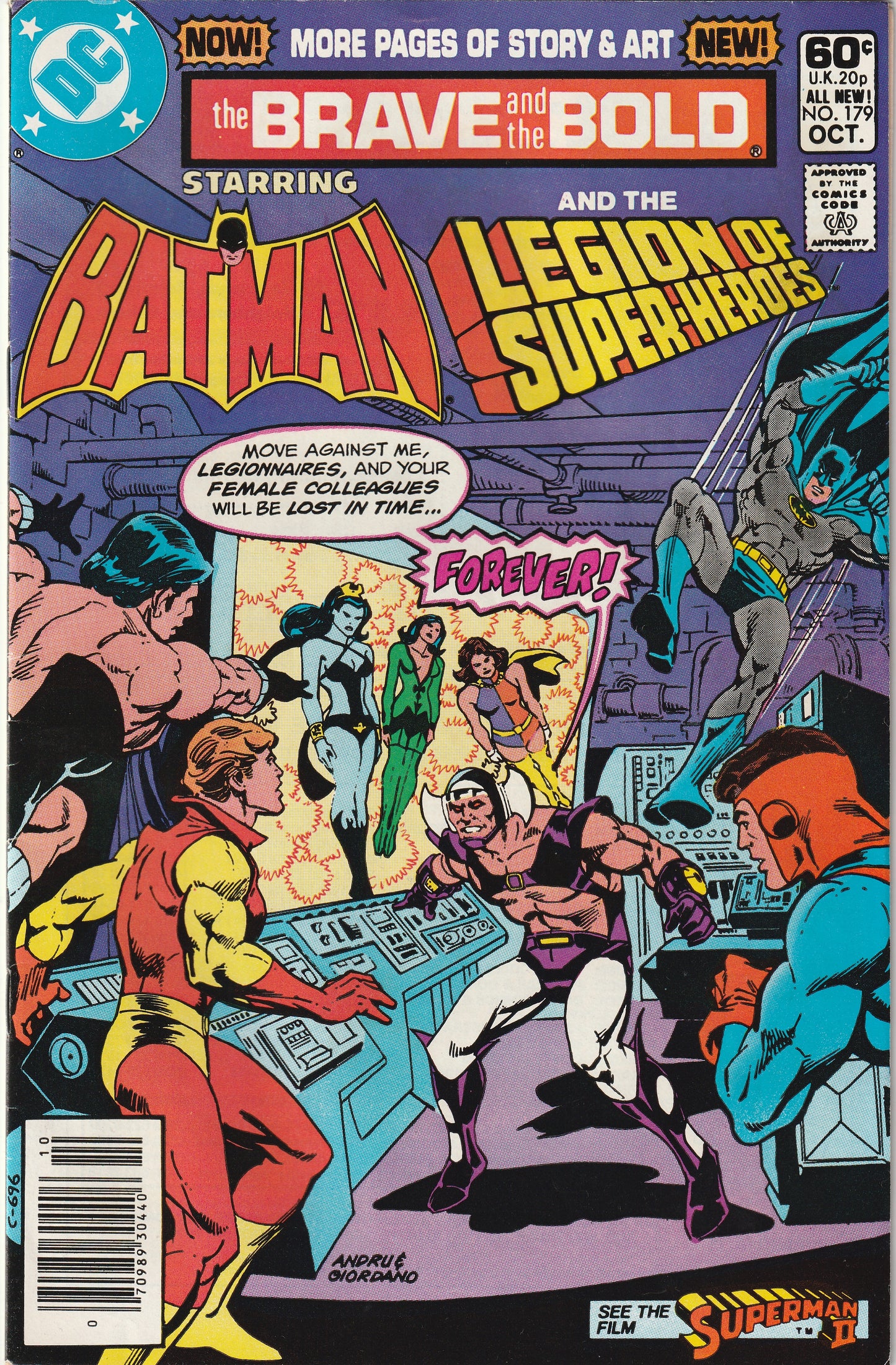 Brave and the Bold #179 (1981) - Batman & Legion of Super-Heroes